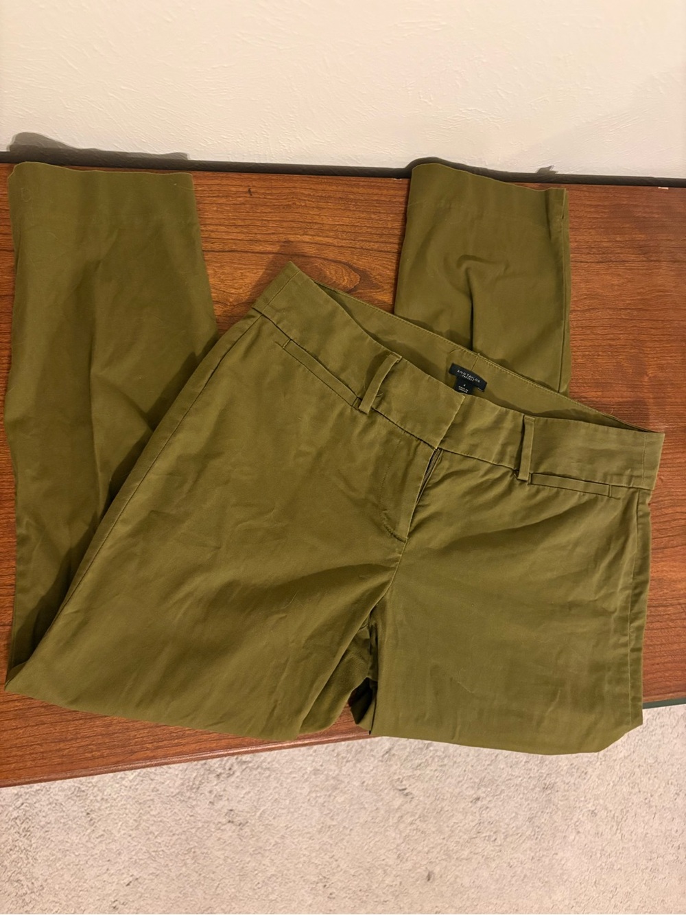Ann Taylor Factory Olive Green Dress Pants